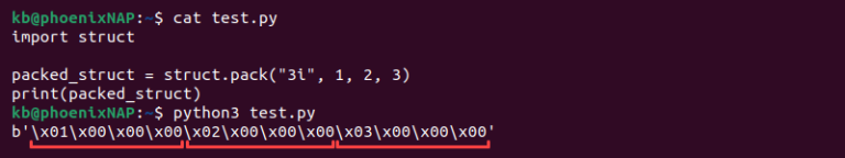 How To Use Python Struct Functions Phoenixnap Kb