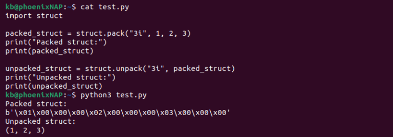 How To Use Python Struct Functions PhoenixNAP KB