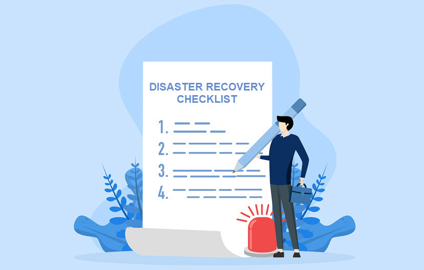 Disaster recovery plan checklist