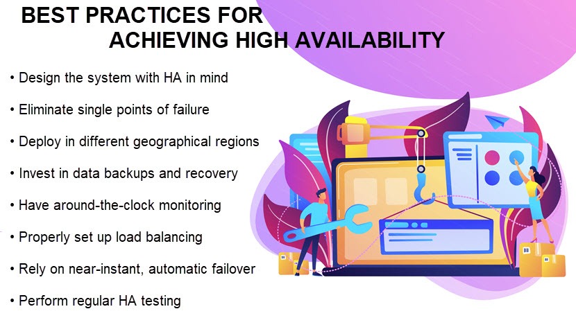 Best practices for high availability