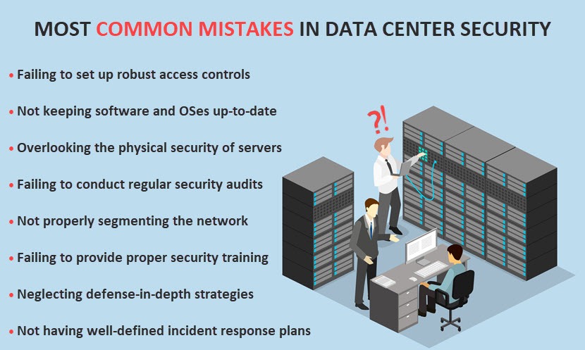 Most common data center security mistakes 