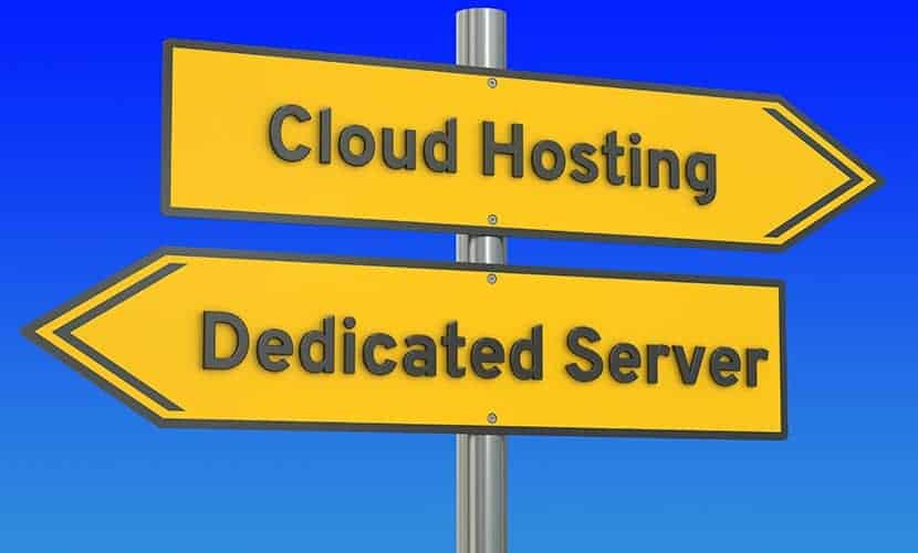 dedicated or cloud server options