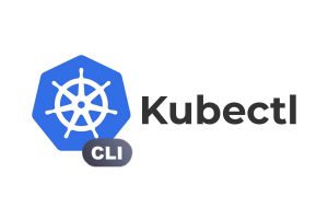 Kubectl logo.