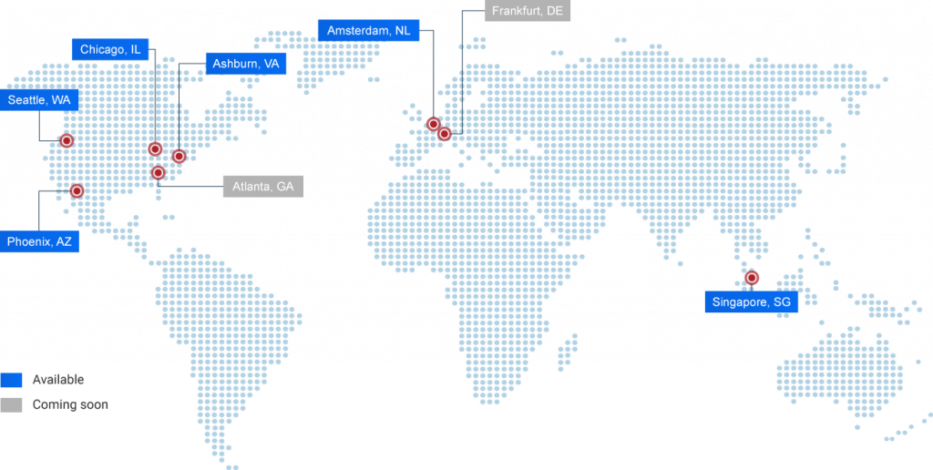 BMC Locations Map