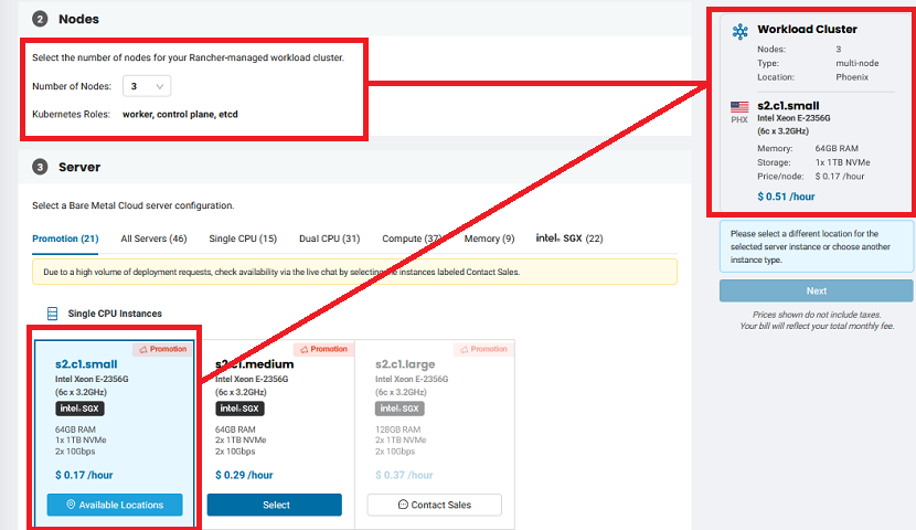 Scale and tweak your nodes via the easily accessible Rancher UI.