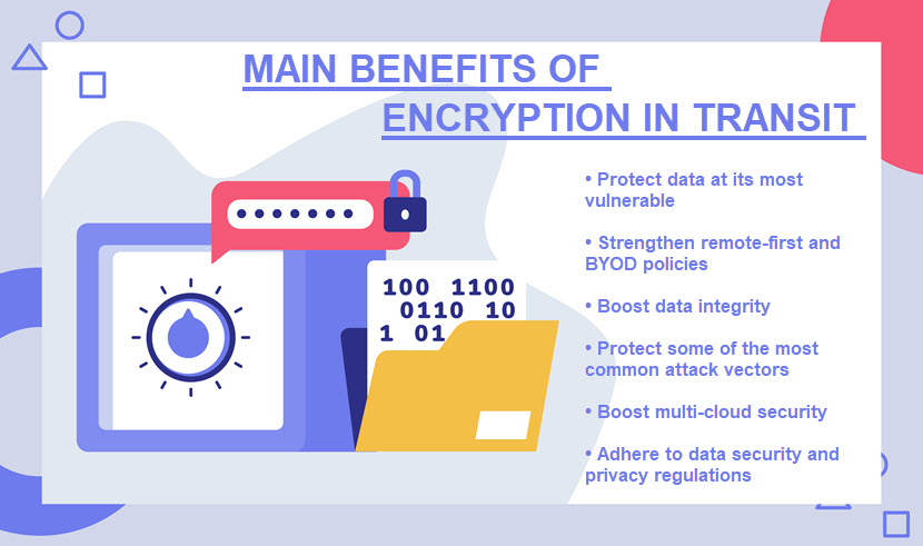 Benefits of encryption in transit