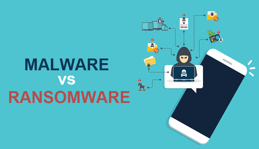Malware vs ransomware comparison