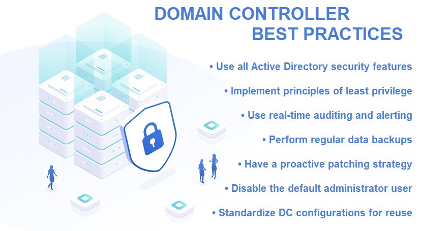 Best practices when using a domain controller