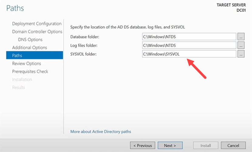 How to install a domain controller (step 12)