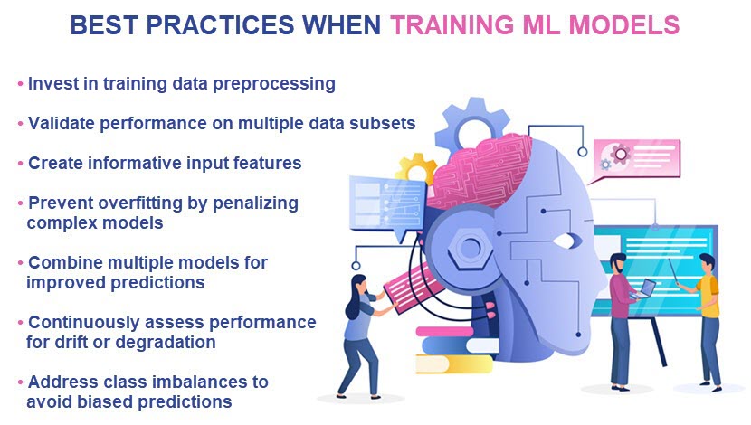 Best practices when training machine learning models