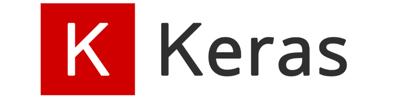 Keras logo (a top Python machine learning library)