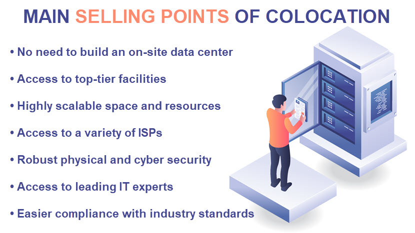 Main selling points of colocation