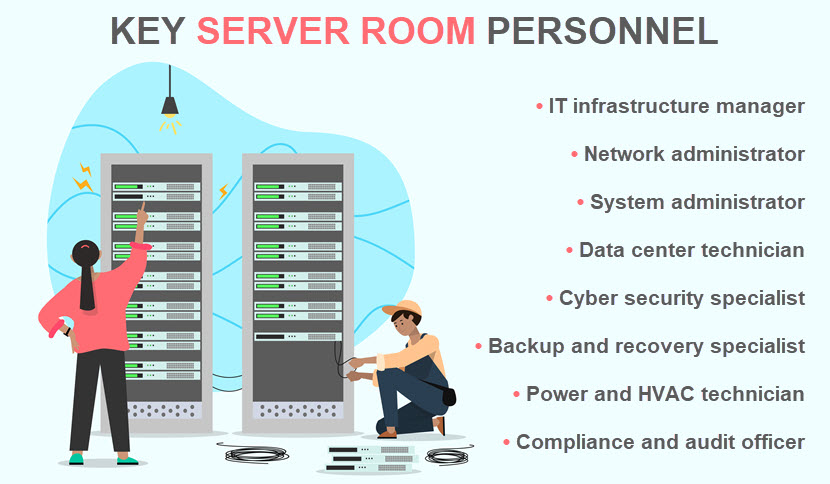 Must-have staff members for a server room