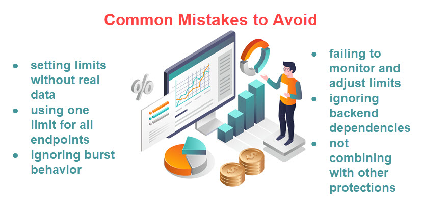 common mistakes to avoid rate limiting