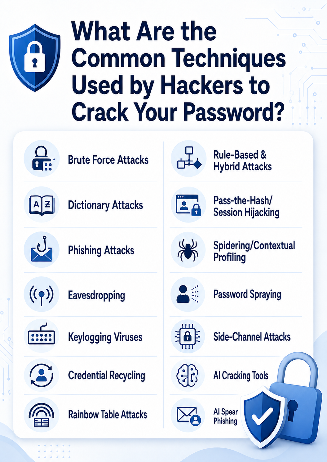 common password cracking techniques