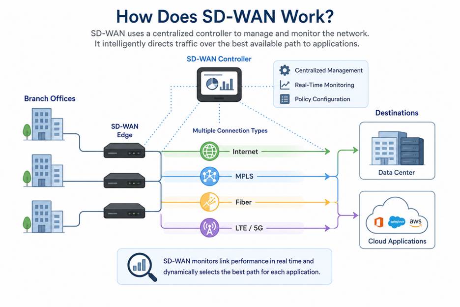 How SD-WAN works