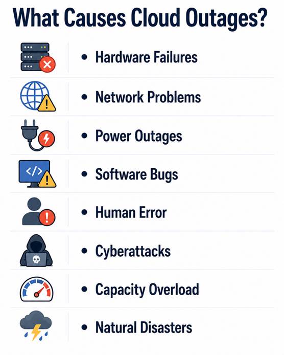 cloud outages causes