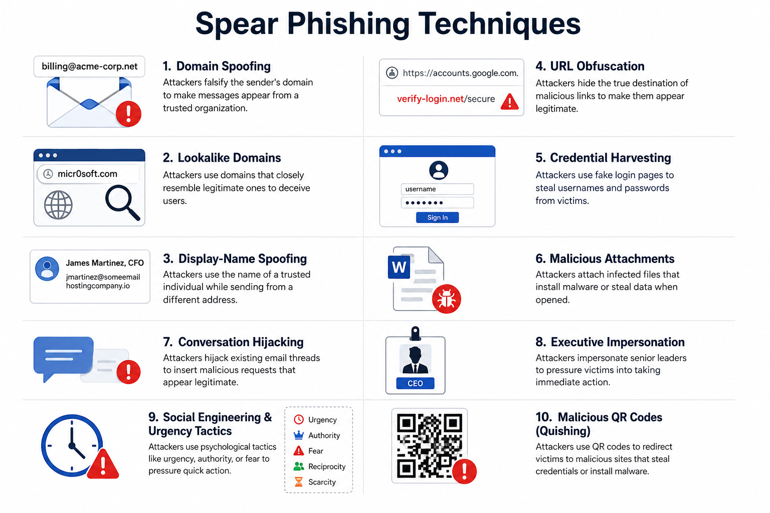 spear phishing techniques