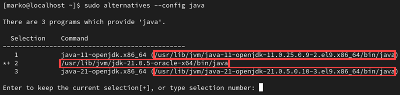 Finding the path for the JAVA_HOME environment variable.