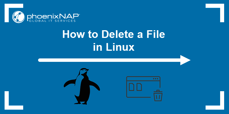 Deleting files in Linux.