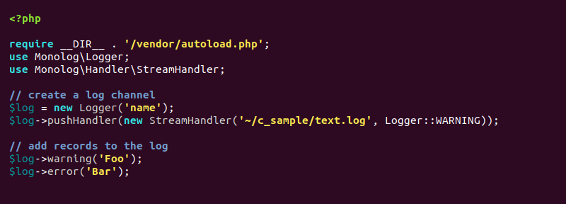 PHP autoloading classes example