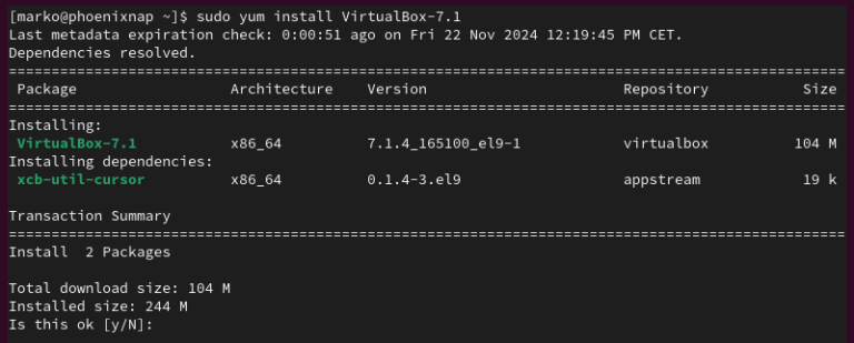 How to Install VirtualBox on CentOS and Rocky Linux
