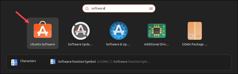 Applications Ubuntu software