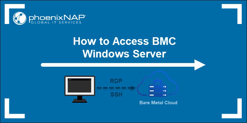 How to access a BMC Windows server user guide