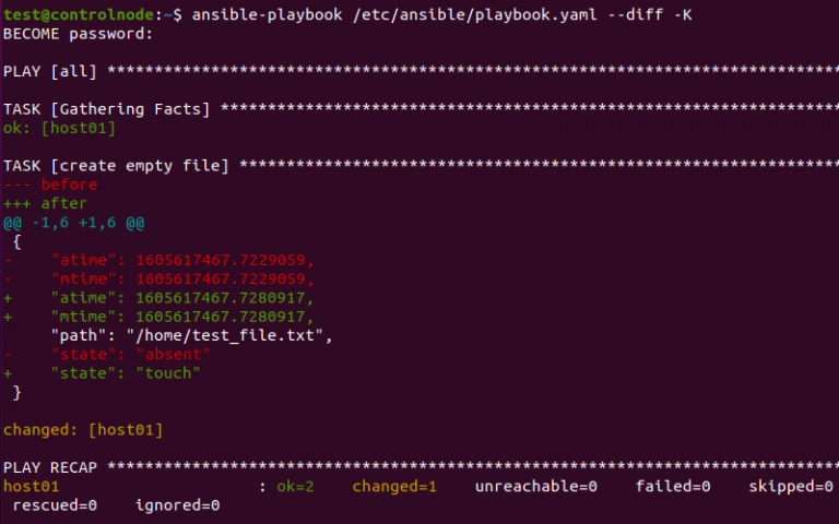 Ansible Playbook Dry Run Run Playbook In Check Mode check And Diff 