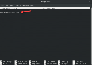 Centos 8 изменить hostname