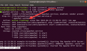 Ubuntu: How To Start / Stop / Restart Apache Server