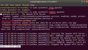 Ubuntu: How To Start / Stop / Restart Apache Server