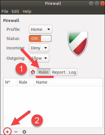 Add firewall rules on Ubuntu.