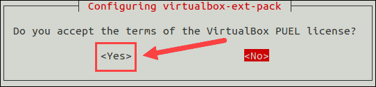 Setting up virtualbox-ext-pack.