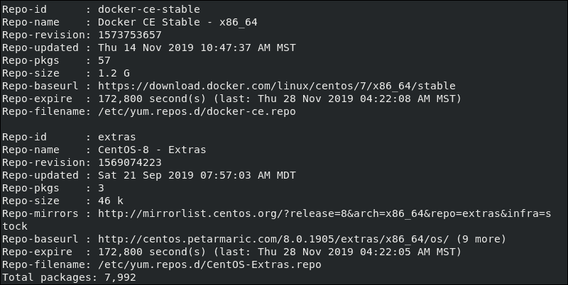 centos 8 install docker