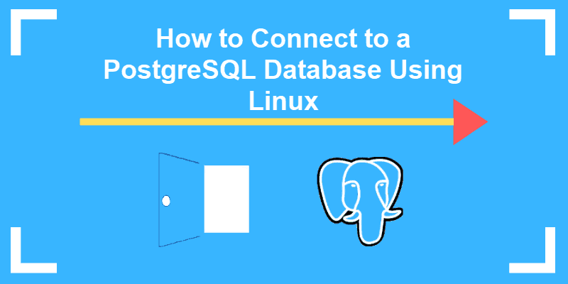 connect to a postgresql database