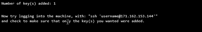 copy ssh public key to server