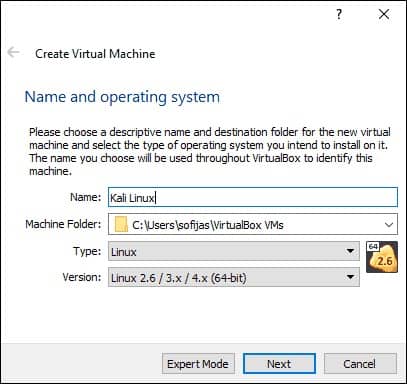 create a virtual machine