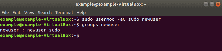 Add user to sudo group ubuntu