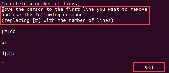 how-to-delete-a-line-in-vim-all-multiple-range