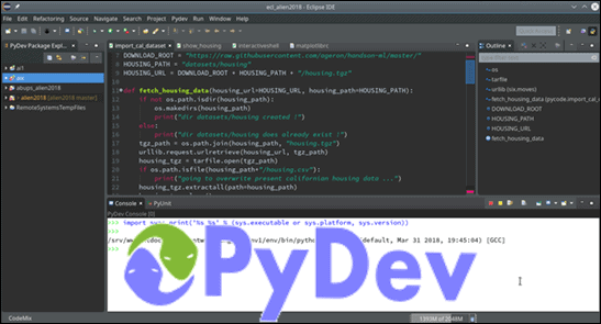 PyDev python IDE