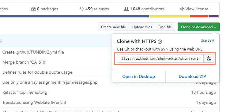 Cloning a GitHub repository over HTTPS