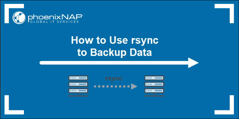 How to use rsync to back up data 