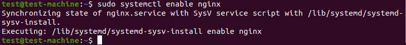 将 Nginx 设置为在系统启动时加载