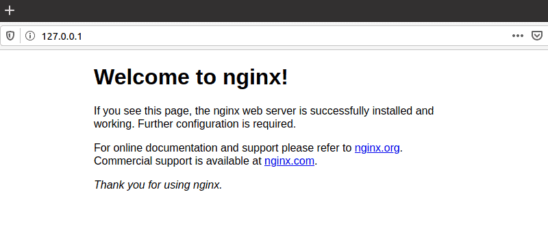 Nginx欢迎页面