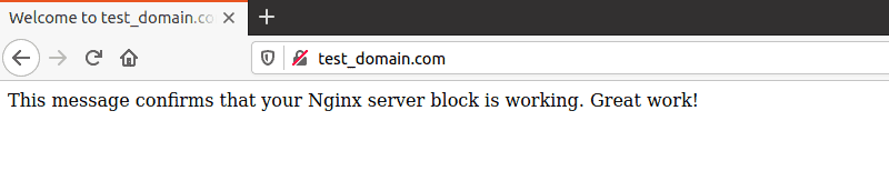 test_domain.com front page