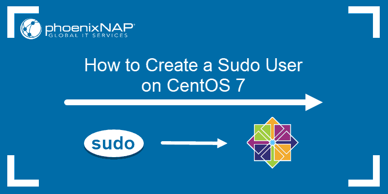 Tutorial on how to create a sudo user on CentOS 7.