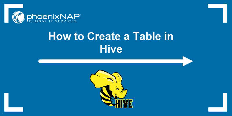 How to create a table in Hive.