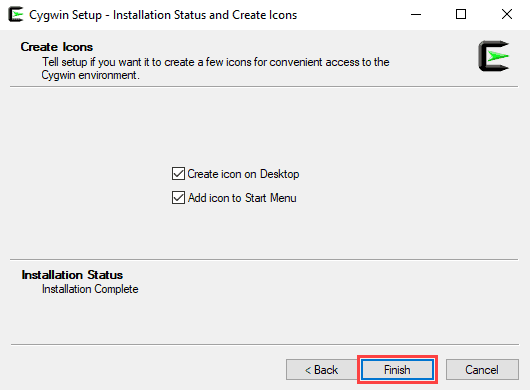 Creating shortcuts for Cygwin environment