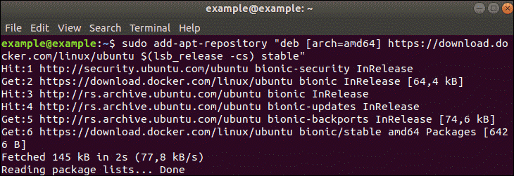 Docker install in ubuntu 16.04
